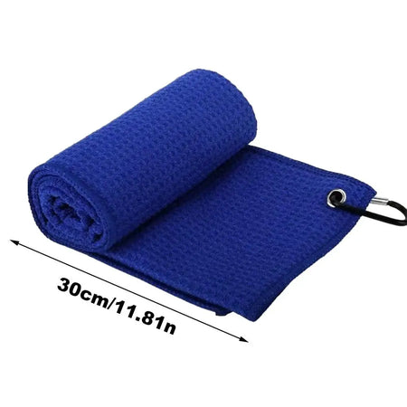 Golf Towel Microfiber Fabric &ndash; Soft Absorbent Cleaning Solution Blue / CHINA