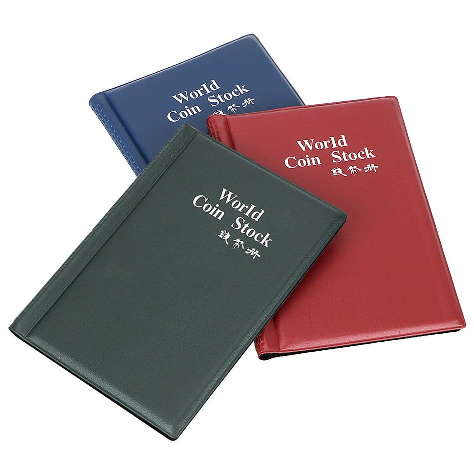 Mini Penny Coin Storage Album with 120 Pockets for Collector