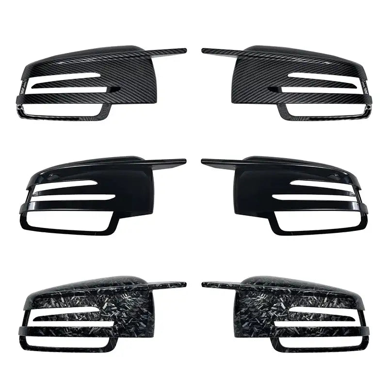 Black Side Mirror Cap Covers For Mercedes Benz Models