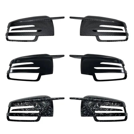 Black Side Mirror Cap Covers For Mercedes Benz Models
