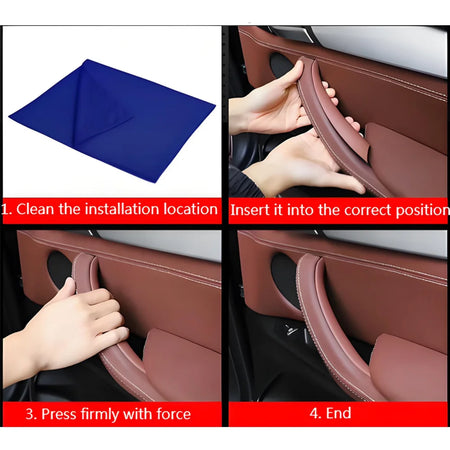 Interior Door Pull Handle Cover For BMW X5 X6 F15 F16 LHD RHD by InterCyprus Trading Ltd