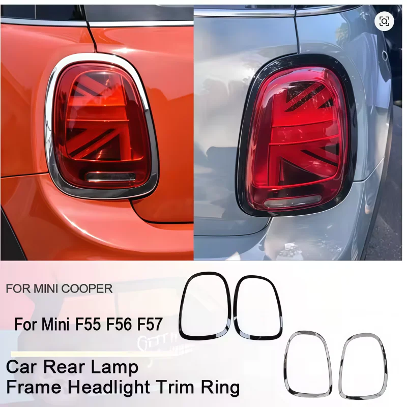 ABS Plastic Headlight and Taillight Trim Rings For BMW Mini F55 F56 F57