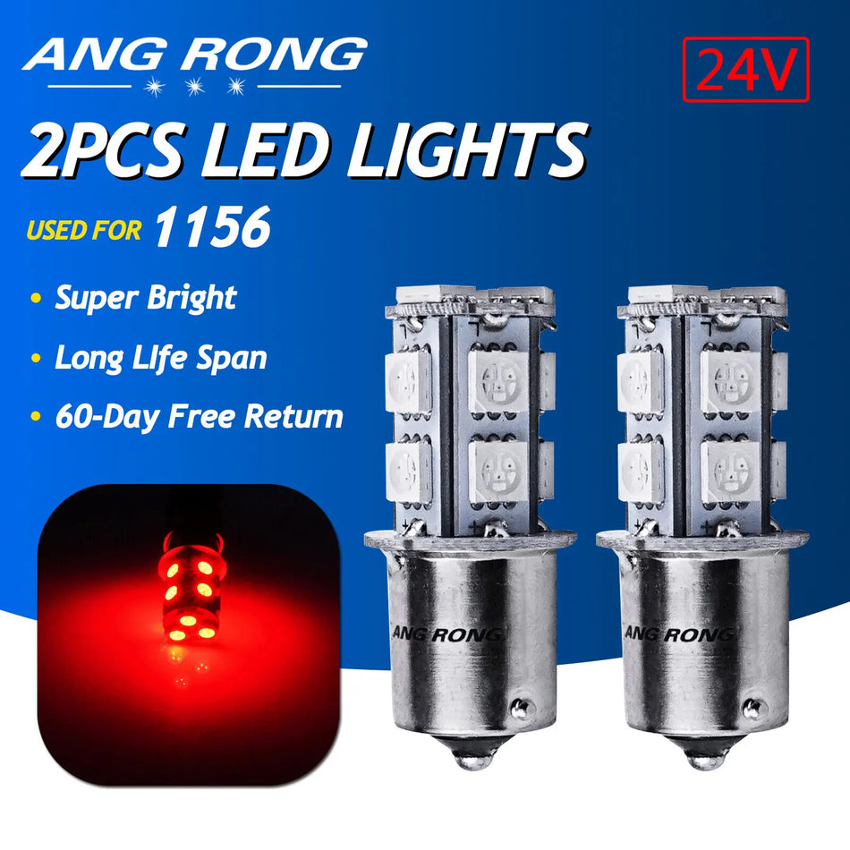 HGV Lkw rotes P21W 13 SMD LED Bremslicht für 24V, Hochleistungs-Seitenblinker