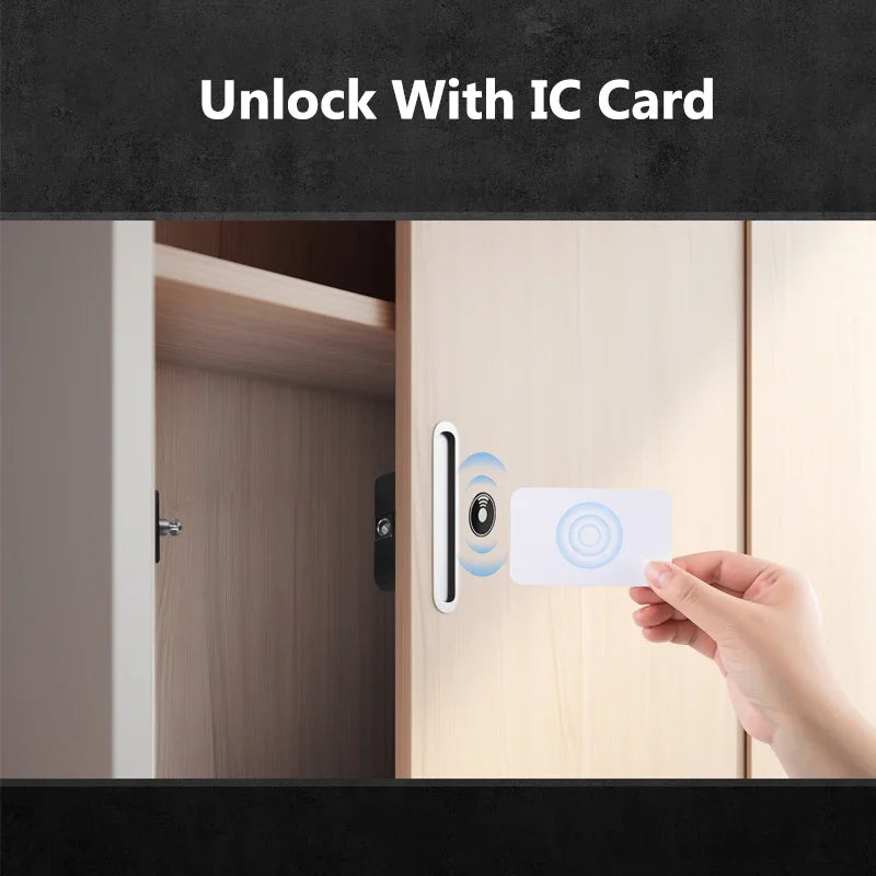 Tuya Bluetooth Smart Wood Cabinet Lock &ndash; IC Card Unlock