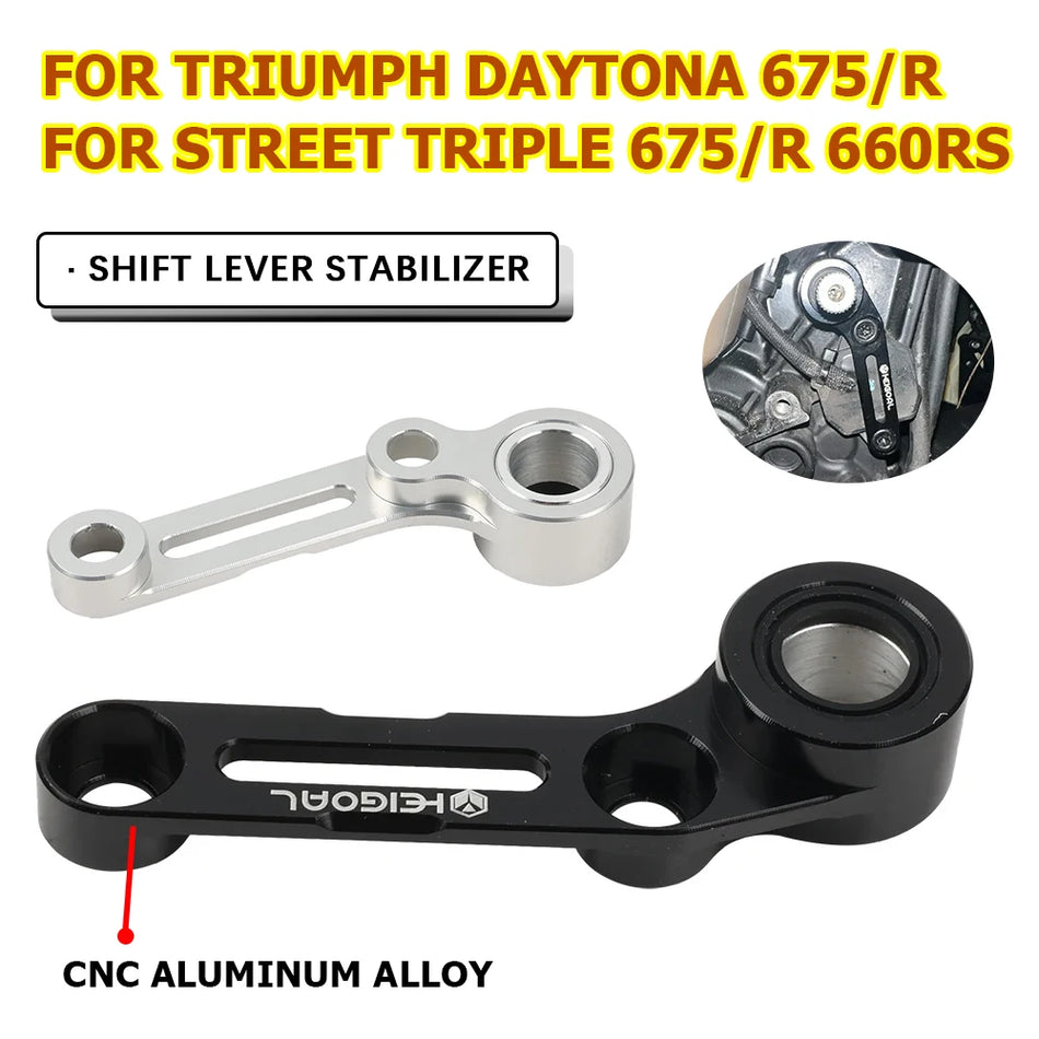 Suporte Estabilizador da Alavanca de Mudança Triumph Street Triple 675, Alumínio para Ajuste Direto 2010-2016