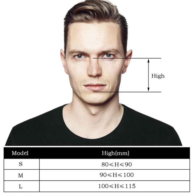 BMC FM2 Tam Yüz CPAP Maskesi S M L Başlık ile Yumuşak Ped