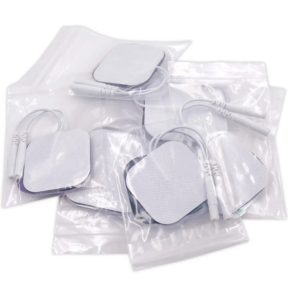SUOLAER Non-Woven Fabric Self-Adhesive TENS Electrodes Pads for Physiotherapy