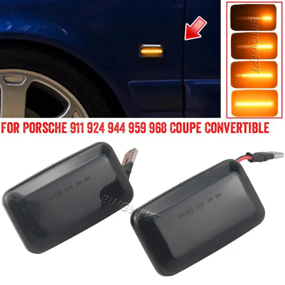 Dynamic Side Marker Turn Signal Light Sequential Lamp For Audi 100 C3 C4 200 A6 S6 4A/C4 80 90 B2 B3 B4 Cabriolet Coupe V8 4000 by InterCyprus Trading Ltd