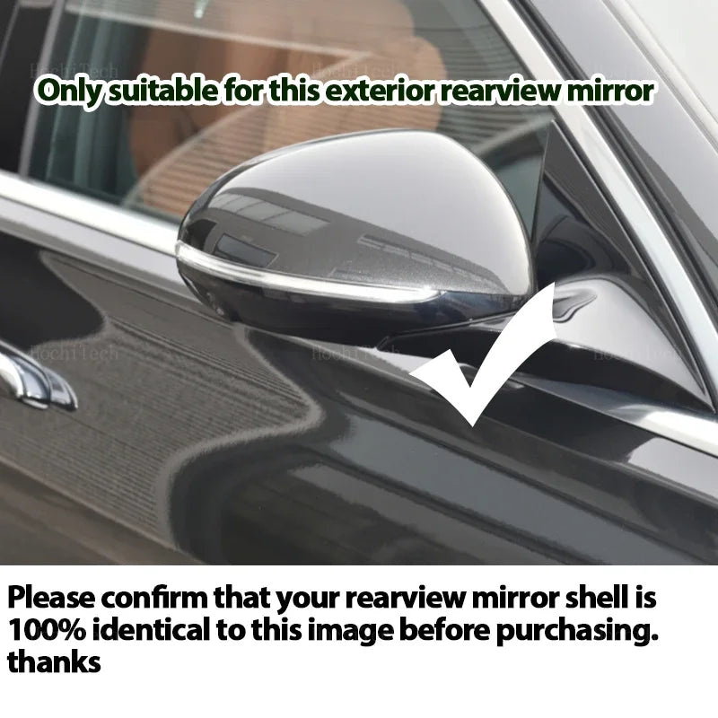 Carbon Look Mirror Covers for Mercedes-Benz W206 X206 EQE