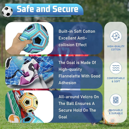 Indoor Outdoor Soccer Game Mat for Kids - Fun Multiplayer Training Ground