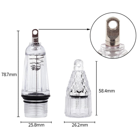 Battery-Free LED Fish Lure Light for Sea and Freshwater Fishing