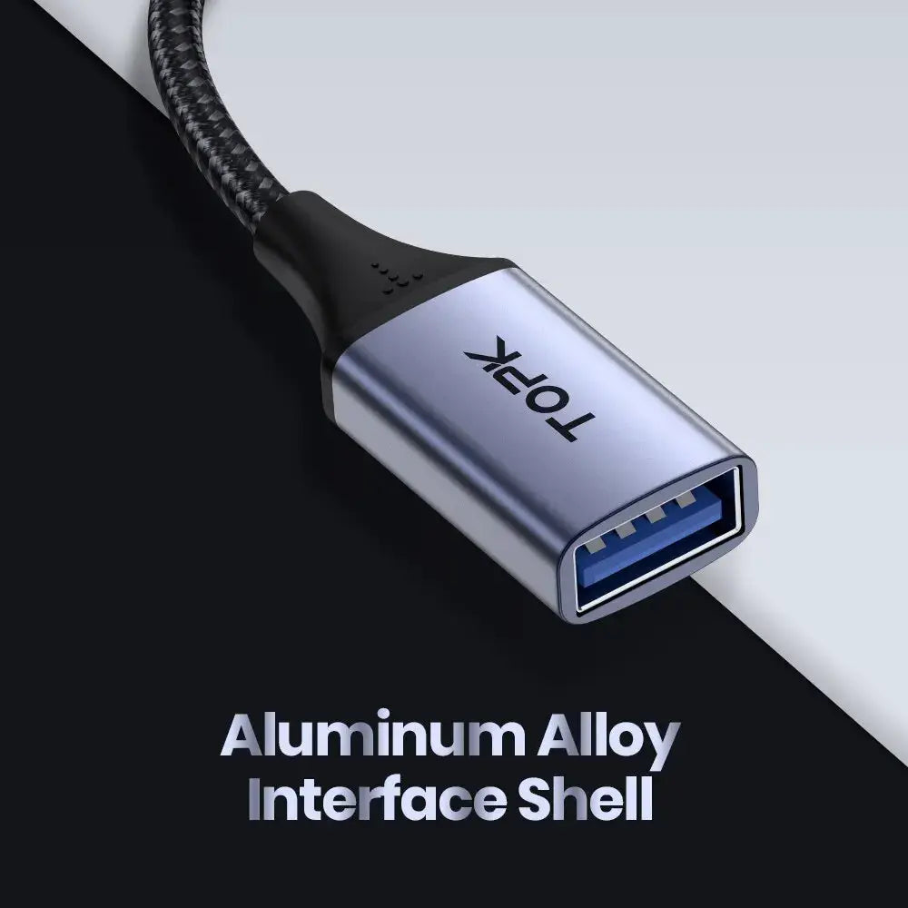 TOPK USB C to USB A Dapter OTG Cable Type C Male to USB 3.0 2.0 Female Cable for MacBook Pro Samsung Type C Adapter by InterCyprus Trading Ltd