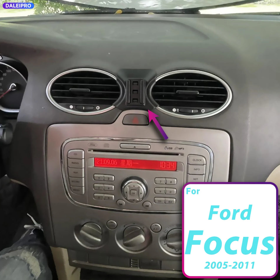 Uchwyt na telefon samochodowy z bazą z szybkim ładowaniem 66W dla Ford Focus