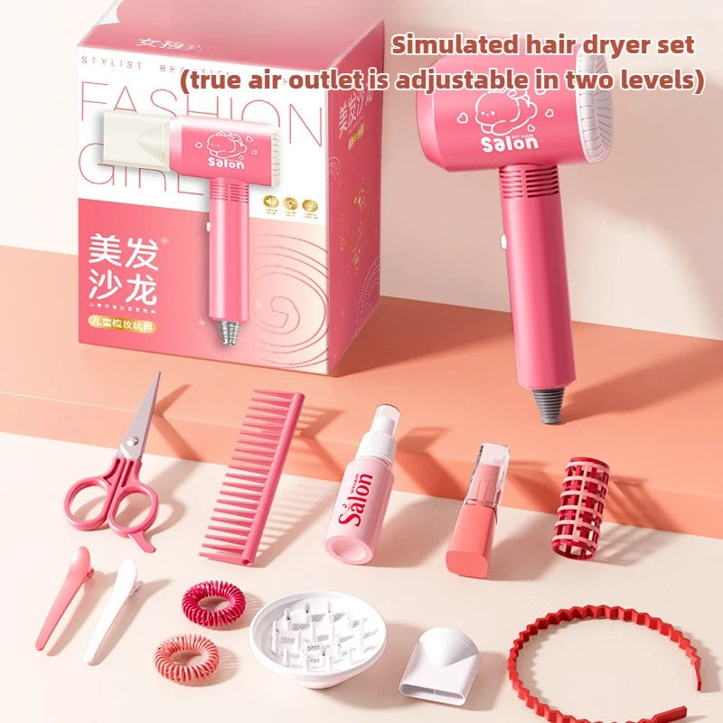 Girls Beauty Salon &ndash; Realistic Pretend Hair Styling Kit Hair dryer