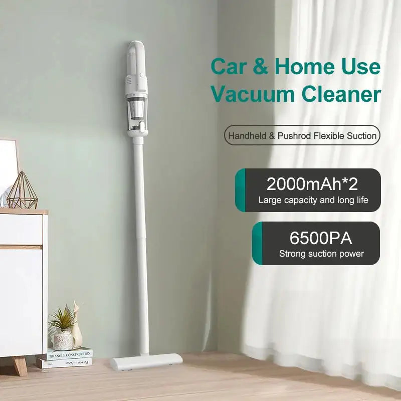 Wireless Handheld Car Vacuum 15000Pa With HEPA Filter