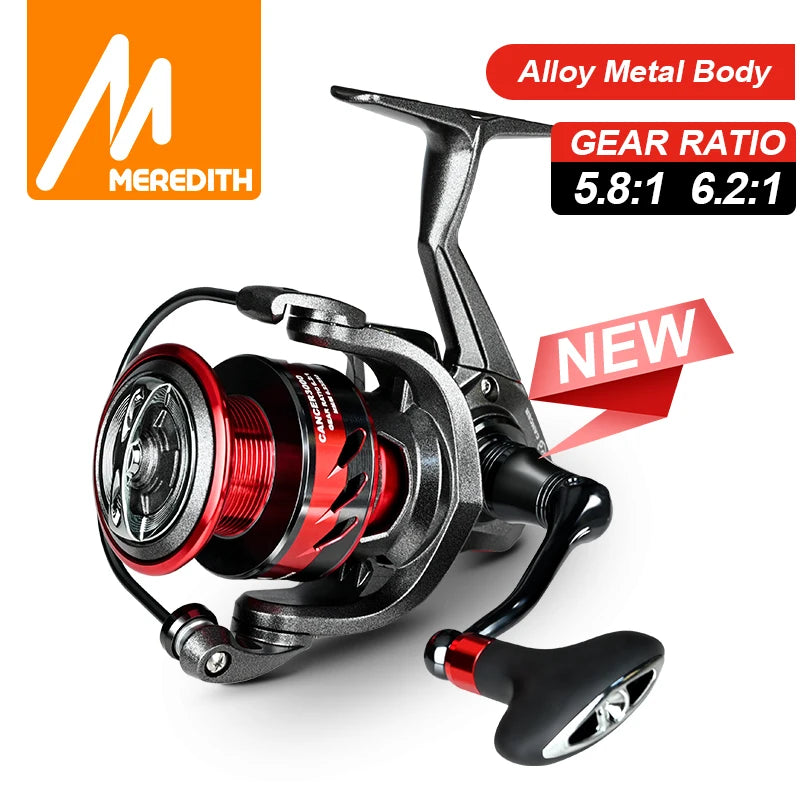 MEREDITH CANCER ZODIAC Spinning Fishing Reel - High-Speed Alloy Body, 18KG Drag