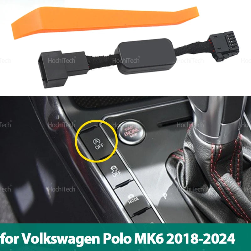 Dzinēja Stop Start izslēgšanas slēdzis Volkswagen VW Polo MK6