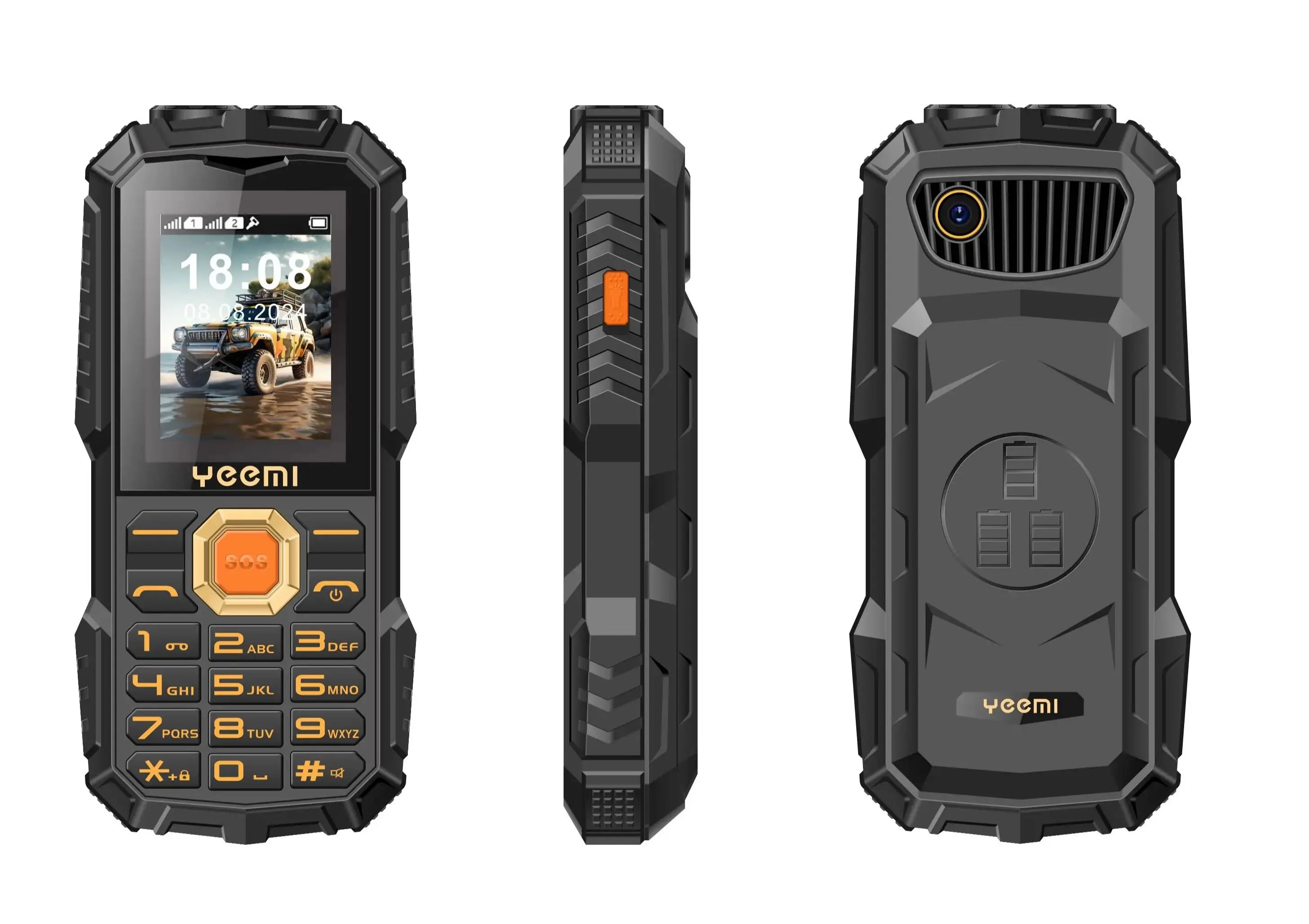 2G Rugged Senior Phone With SOS &ndash; Ultra Long Battery Life