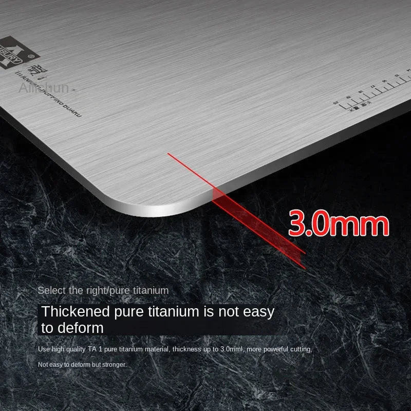 3.0mm Thickened Pure Titanium Cutting Board &ndash; Eco-Friendly