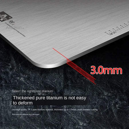 3.0mm Thickened Pure Titanium Cutting Board &ndash; Eco-Friendly
