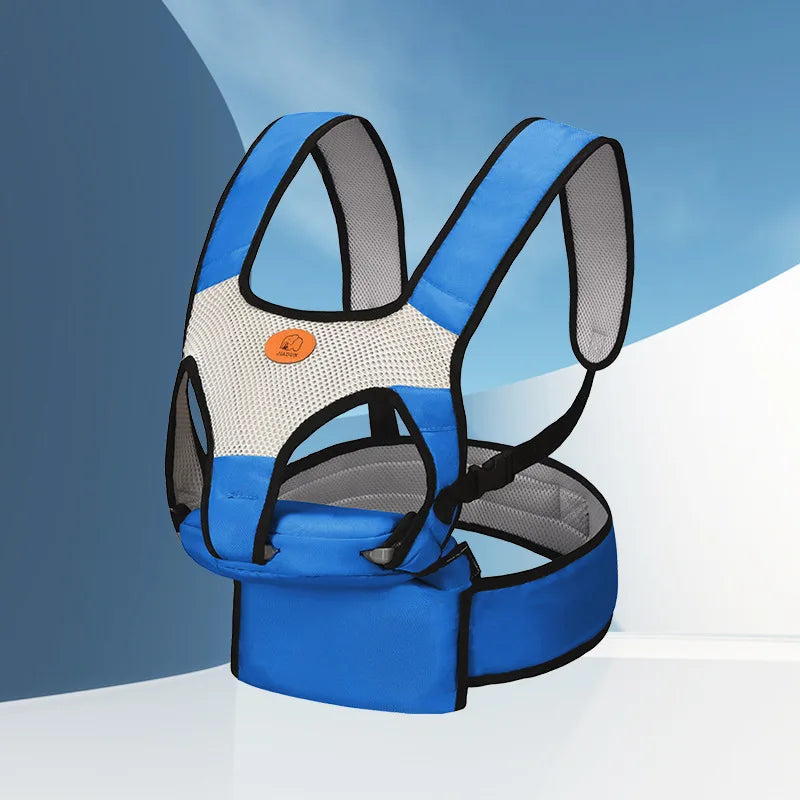 Ergonomic Baby Carrier Waist Stool and Hipseat for 3-36 Months Blue
