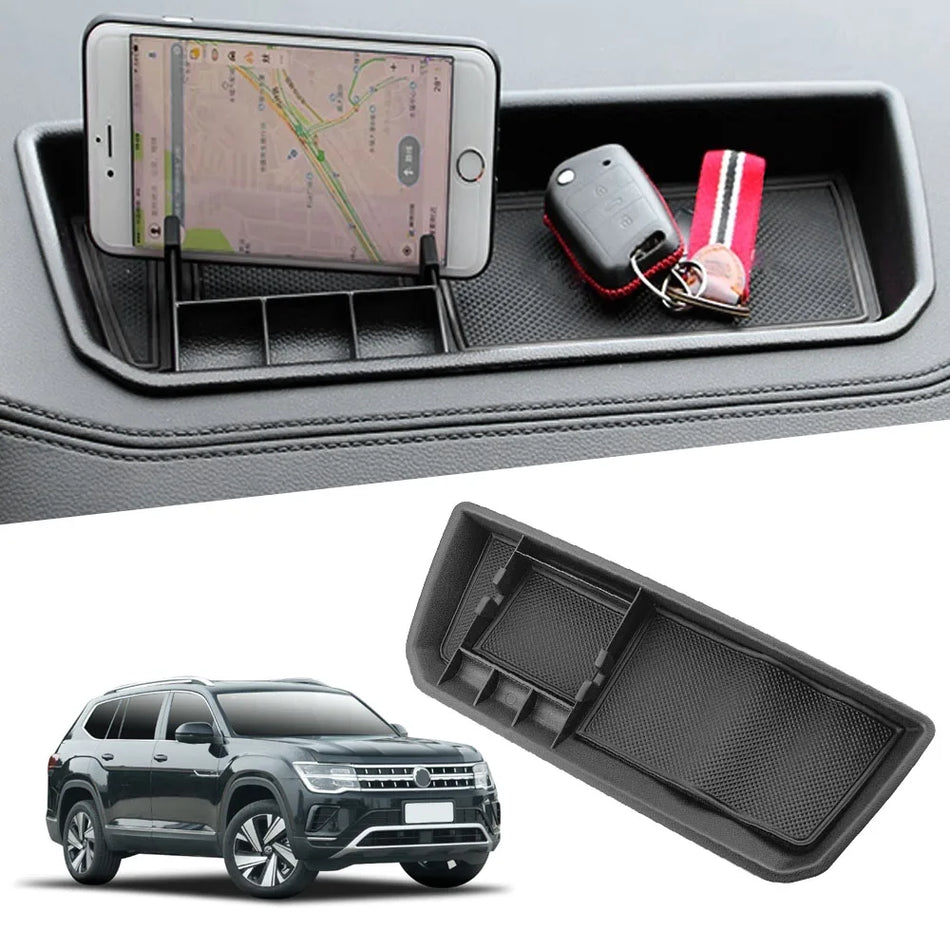 Volkswagen Teramont Atlas Orta Konsol Tepsisi ABS ve Silikon Mat ile