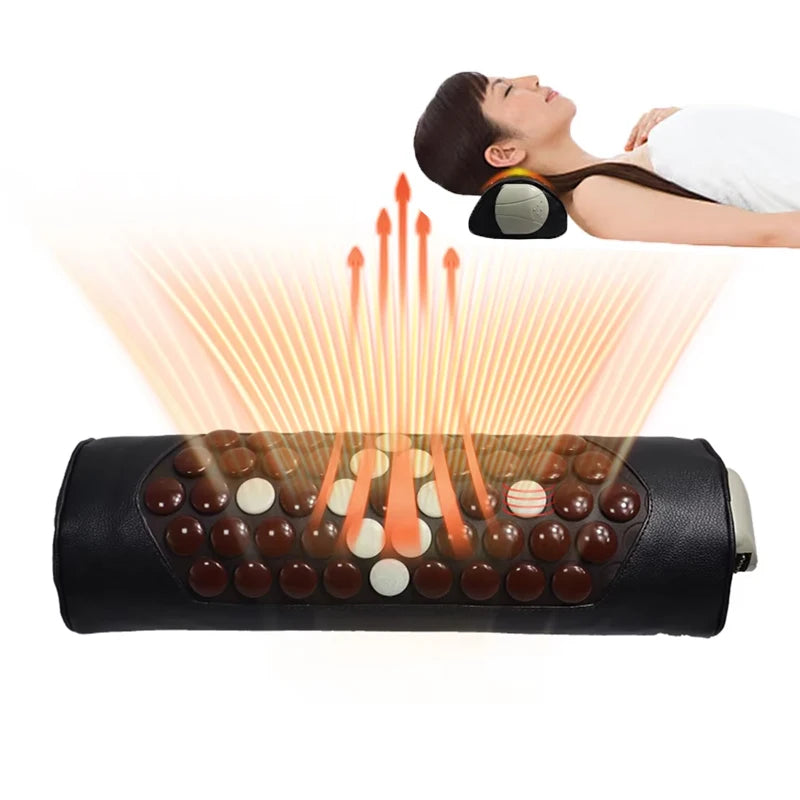 Jade Massage Pillow Tourmaline Neck Pillow &ndash; Pain Relief