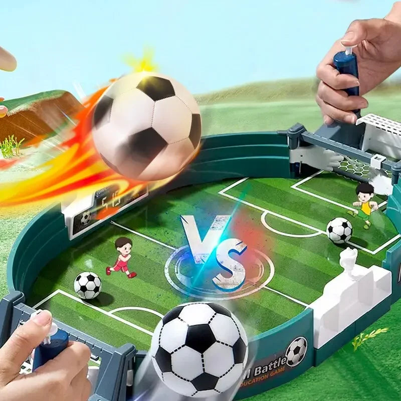 Tabletop Foosball Soccer Game For Family Fun, Portable Desk Toy, Xmas Gift