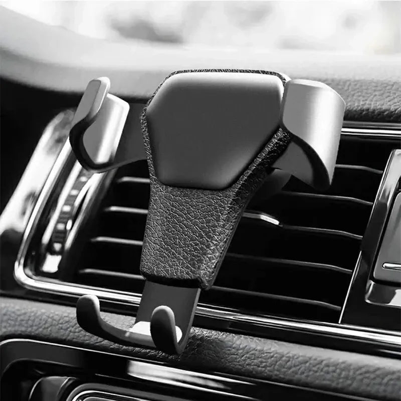 🟠 Universal Gravity Auto Phone Holder Car Air Vent Clip Mount Mobile Phone Holder CellPhone Stand Support For iPhone 14 For Xiaomi