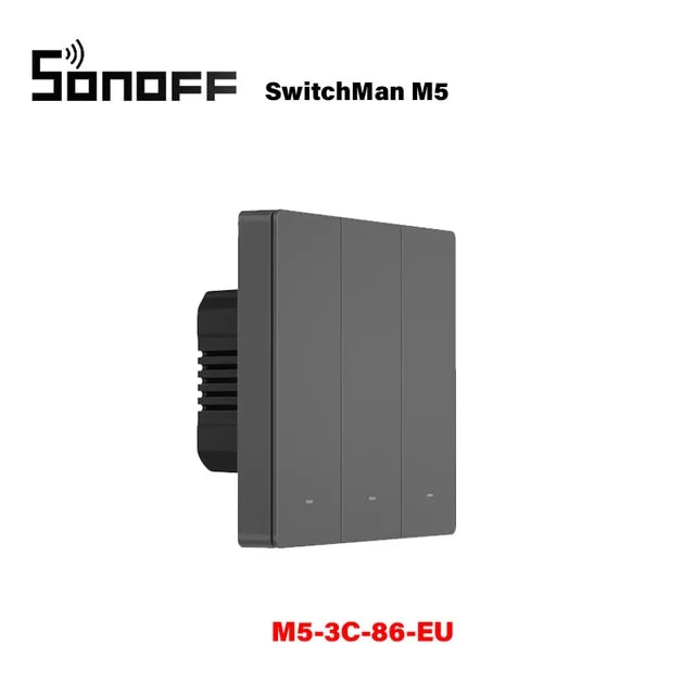SONOFF M5 WiFi Smart Switch for Smart Homes, 1/2/3 Gang Control M5-3C-86 Type / Russian Federation / SONOFF M5