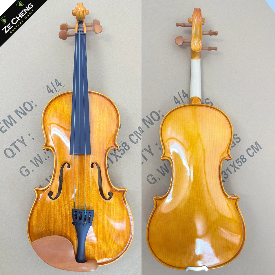 TL001-4A Beginner Handmade Violin &ndash; Includes Hard Case 3-4 / CHINA