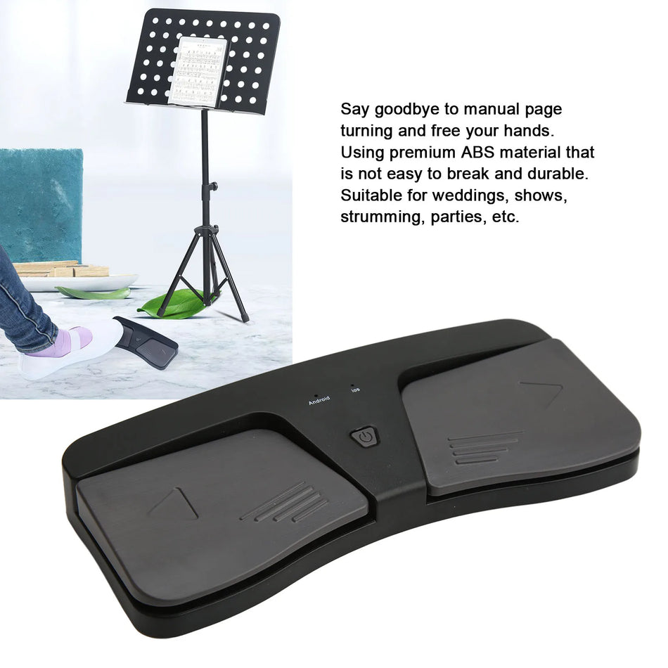 Music Page Turner Wireless Foot Pedal &ndash; Easy Page Turning