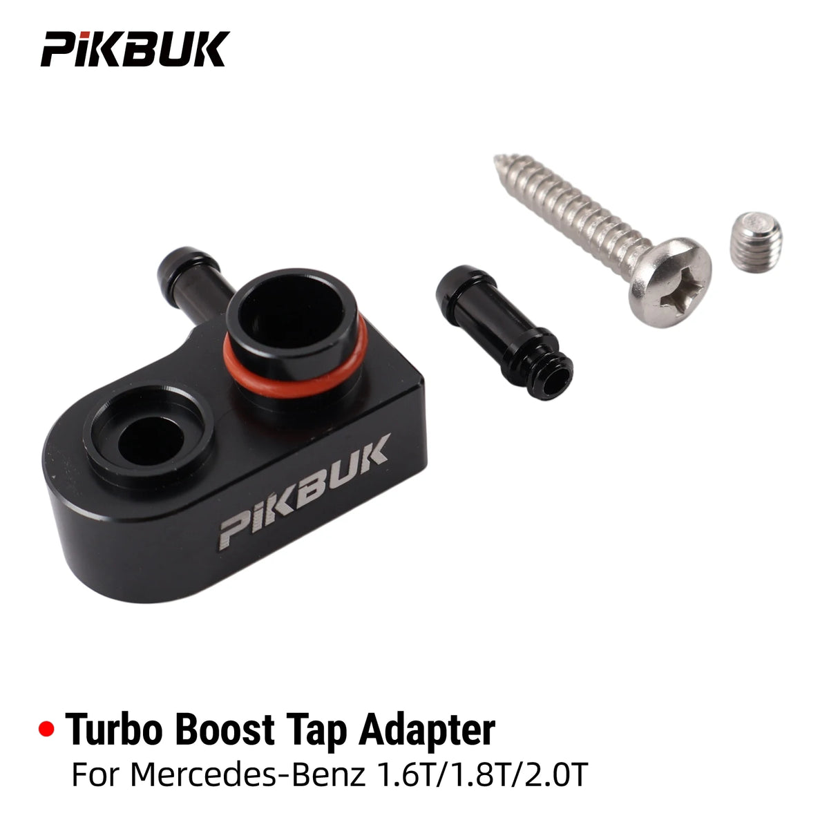 PIKBUK Turbo Gauge Vacuum Adapter Suitable For Mercedes Benz 1.6T 1.8T 2.0T Engine Aluminum by InterCyprus Trading Ltd