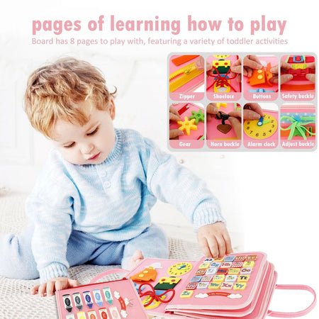 7-In-1 Montessori Busy Board &ndash; Educational Toy For Ages 3-6