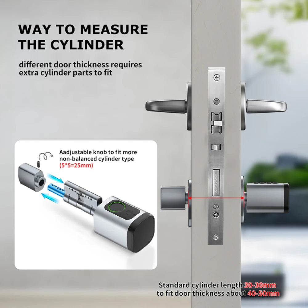 TTLock App Fingerprint Door Lock &ndash; Biometric and Card Access