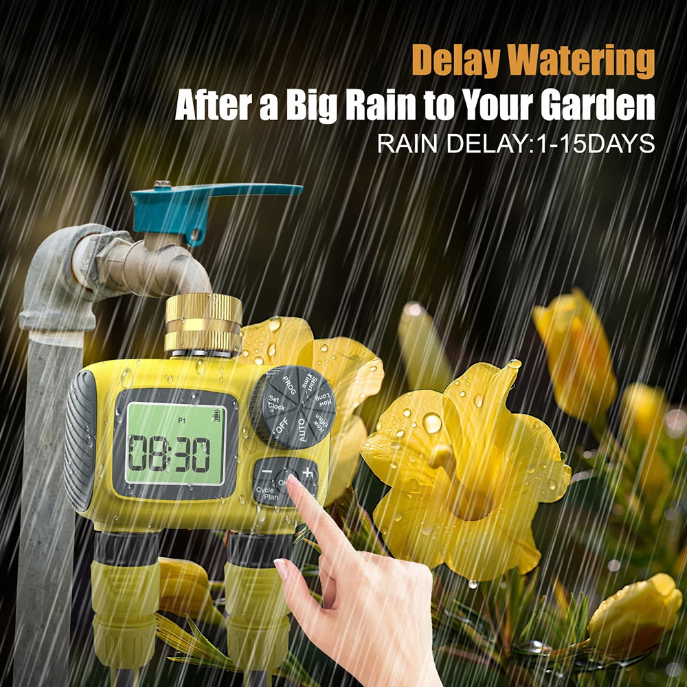 Smart Water Timer &ndash; LCD Display For Easy Scheduling