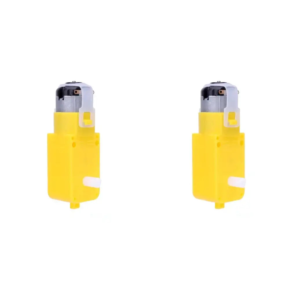 Dual Shaft Geared DC Motor 3-12V TT Gearmotor For RC Car 2PCS