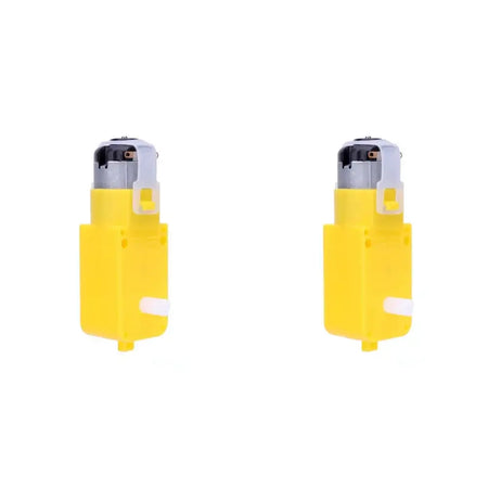Dual Shaft Geared DC Motor 3-12V TT Gearmotor For RC Car 2PCS