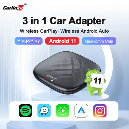 Carlinkit Wireless CarPlay Android Auto YouTube Box 4G 128G