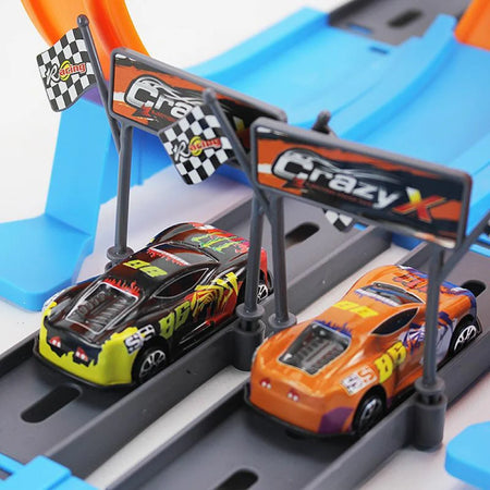 Railway Racing Track Play Set &ndash; Educational DIY Car Kit