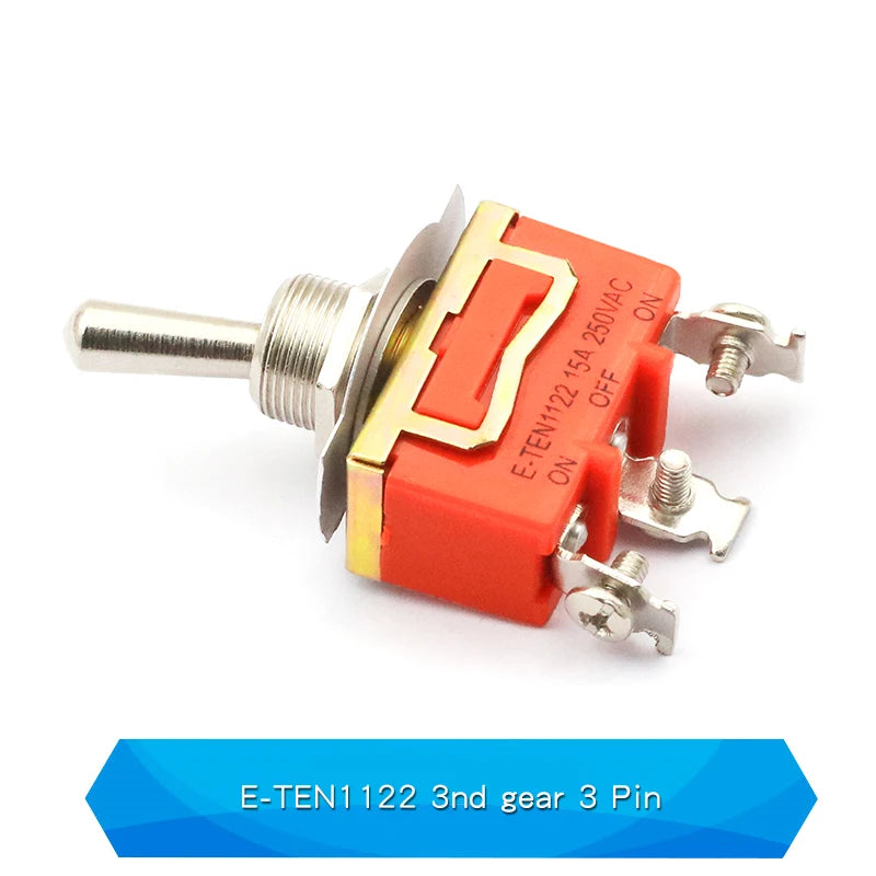 Toggle Switch Rocker Switches E-TEN1021 E-TEN1121 E-TEN1122 E-TEN1221 E-TEN1321 E-TEN1322 &ndash; Self-Locking Waterproof Design 1122