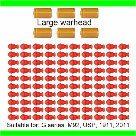 m92 2011 Blowback Shell throwing Empty hanging Continuous shooting Soft Bullet Launcher Toy Gun BIG Shell  warhead