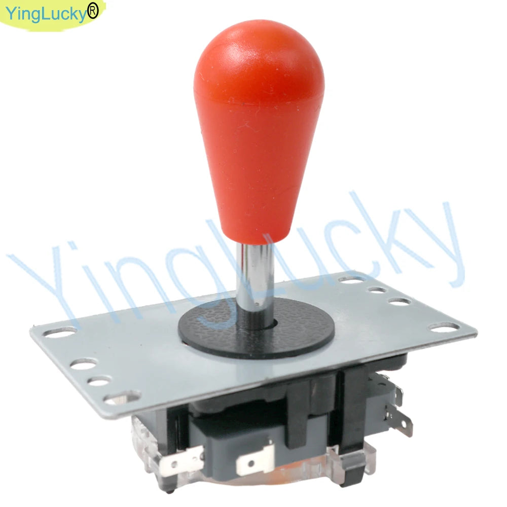 YingLucky Y-10 Arcade Joystick &ndash; Durable 4/8 Way Fighting Stick Parts orange oval ball