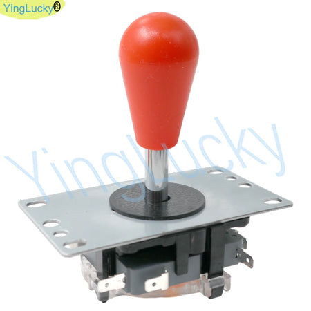 YingLucky Y-10 Arcade Joystick &ndash; Durable 4/8 Way Fighting Stick Parts orange oval ball