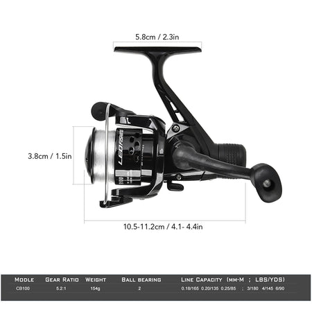 Lixada Rod Reel Combo 2.1m Telescopic Kit &ndash; Travel Ready