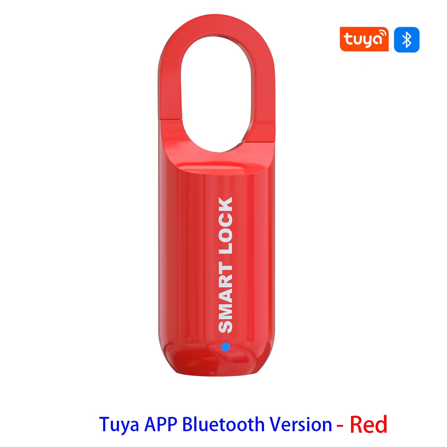 Original Mini Fingerprint Drawer Lock &ndash; Biometric Access M10F tuya app red