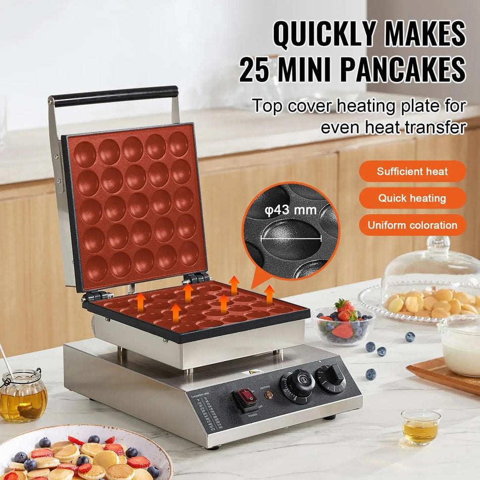 Electric Waffle Maker 43mm Dorayaki Machine