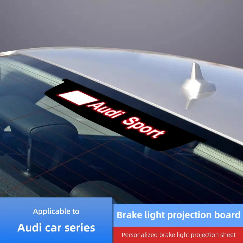 Car High Mounted Stop Lamp Stickers &ndash; Custom Fit For Audi S Line Brake Lights