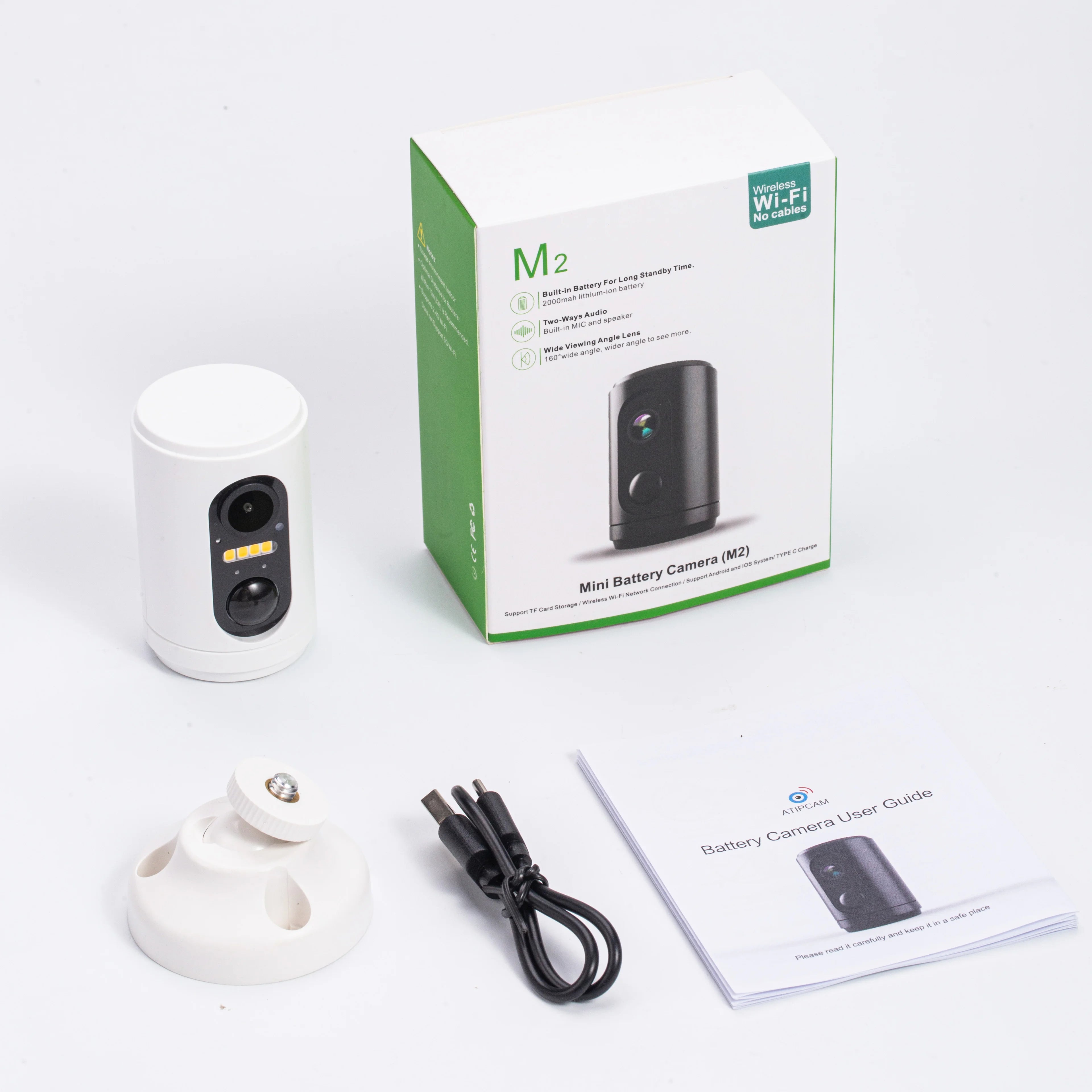 EYIZCO M2 Mini Battery Wifi IP Camera &ndash; FHD 1080P with PIR Motion Detection