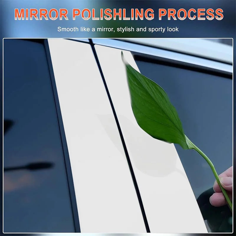 Coperchio di rifinitura del decalcomania del pilastro per Ford Everest Policarbonato Protetto dai UV Finestre e Pilastri delle Porte